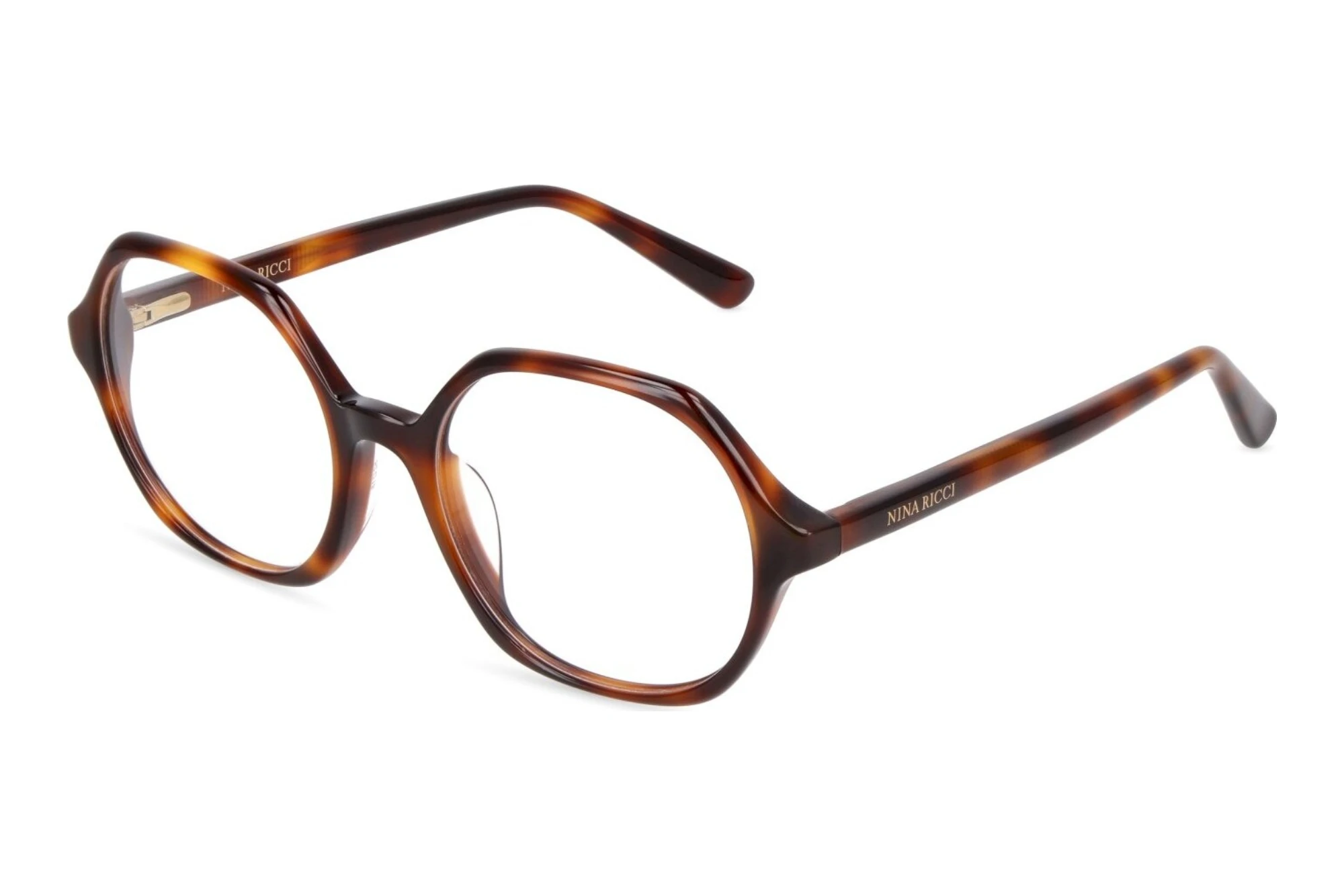 Nina Ricci   VNR497 0752 SHINY DARK HAVANA