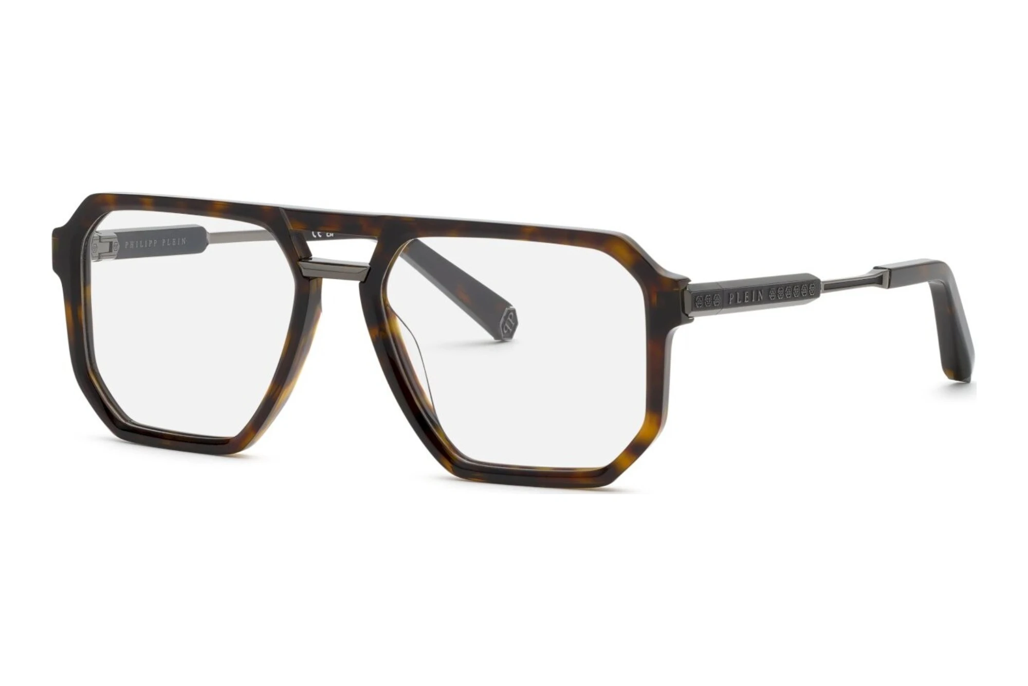 Philipp Plein   VPP209M 0722 SHINY DARK HAVANA