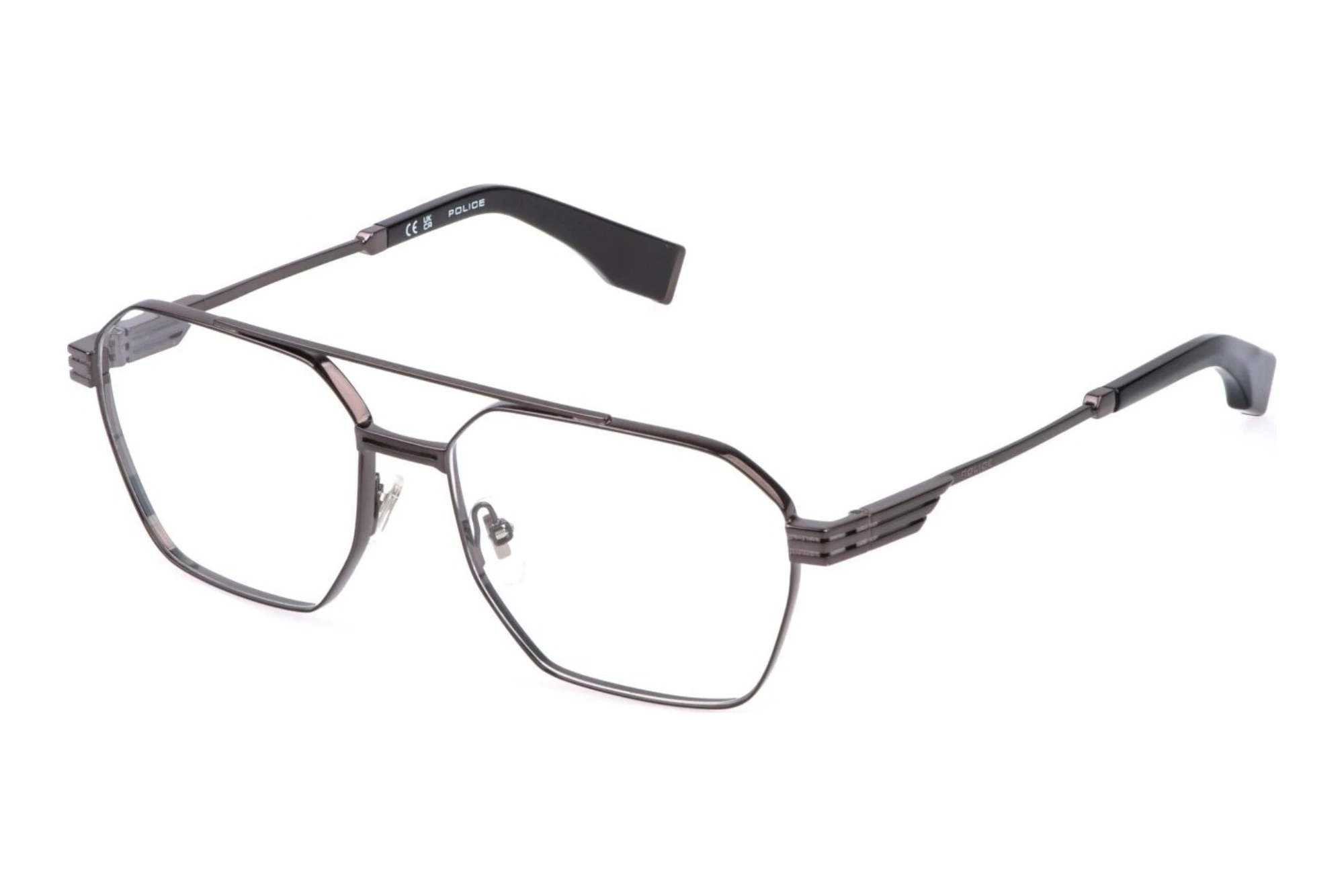 Police   VPLQ76N 0672 SHINY BLACK GOLD
