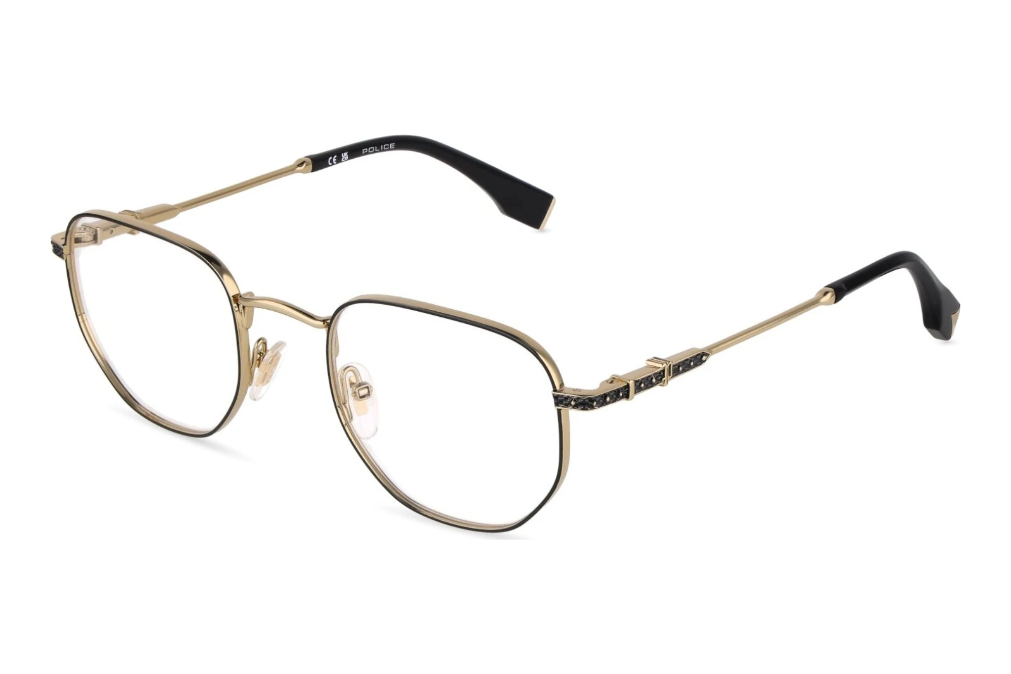 Police   VPLV46 0301 SH.ROSE GOLD W/BLACK PARTS