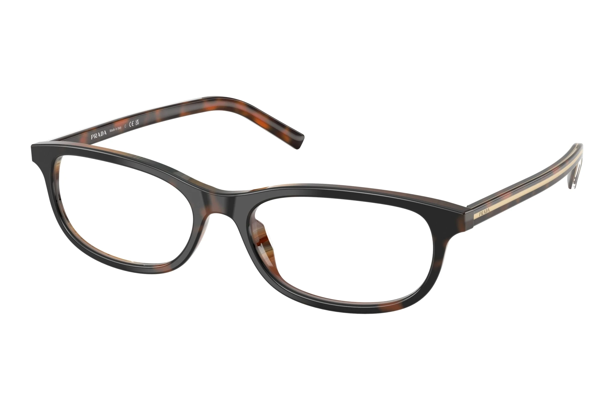 Prada   PR D15VU 20P1O1 Cherry Tortoise/Tabacco Horn