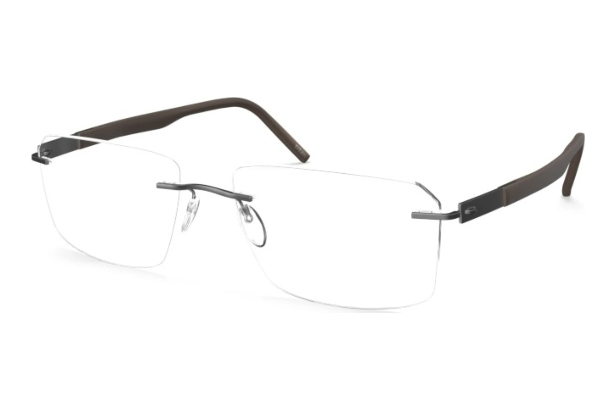 Silhouette   5535-IL 6560 Ruthenium / Dark Brown
