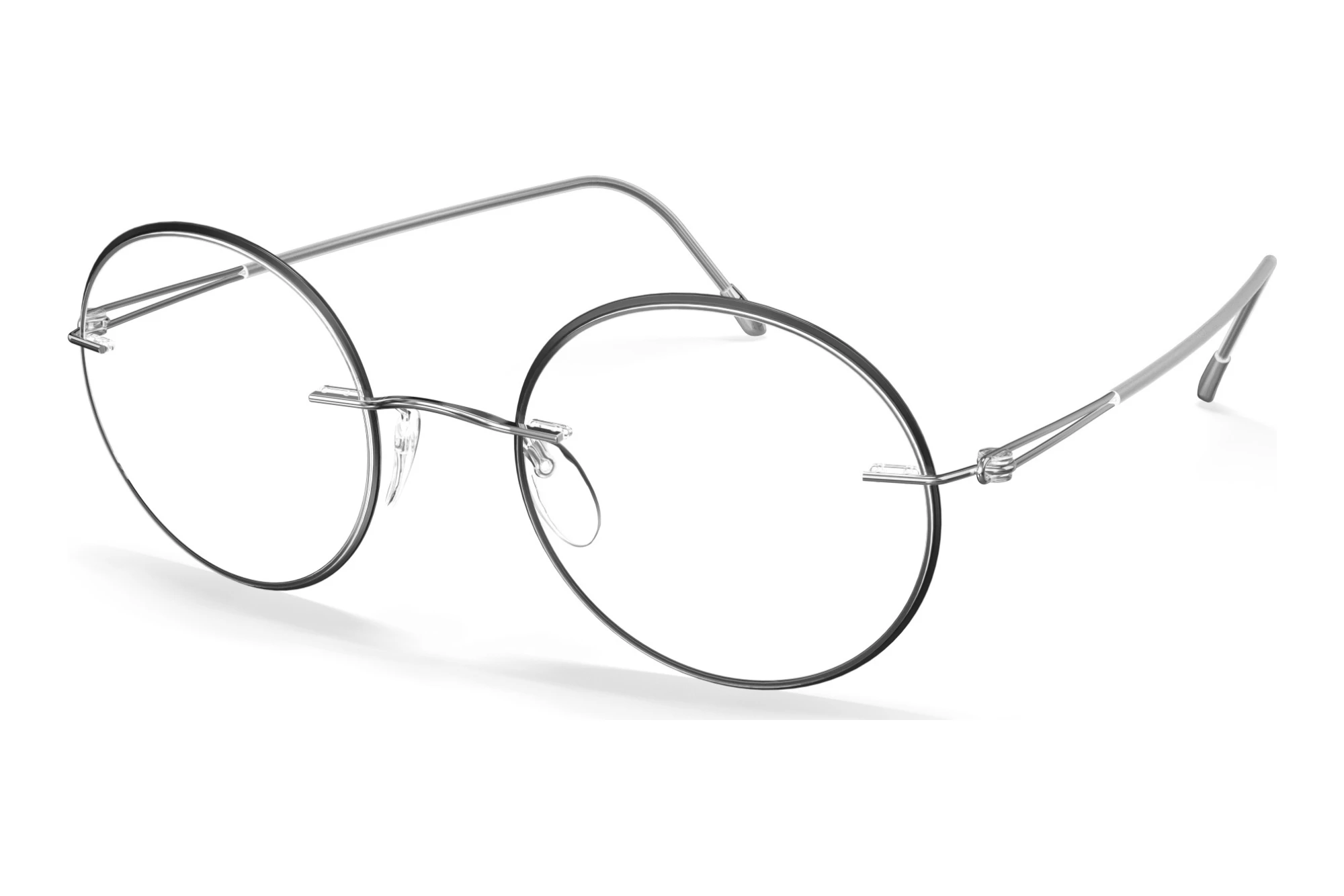 Silhouette   5566-JV 7000 Rhodium / Black