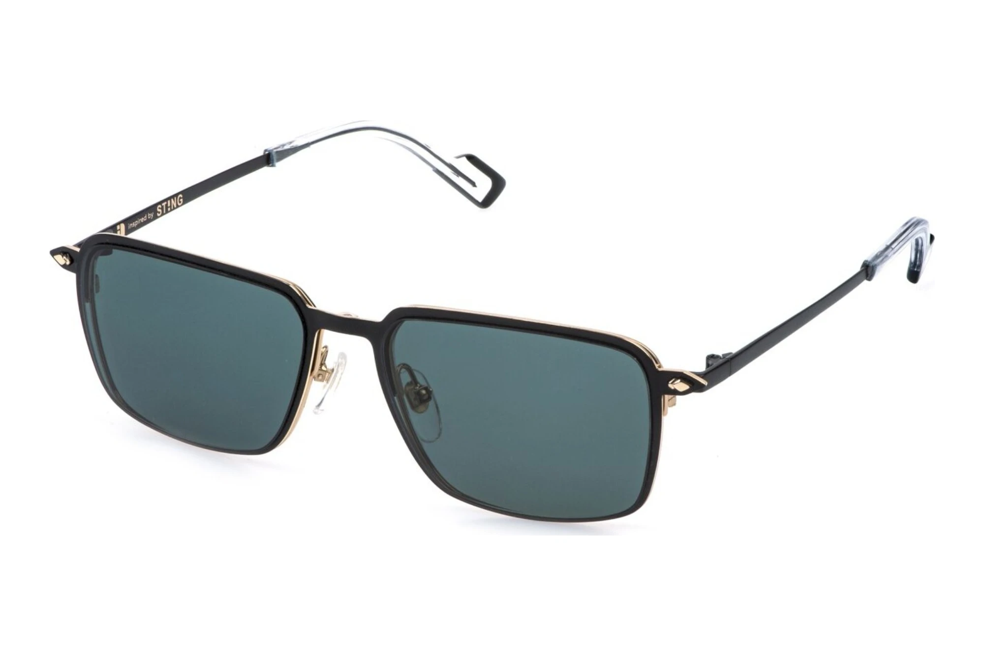 Sting   UST566 0305 SEMI MATT BLACK WITH SHINY ROSE GOLD PAR
