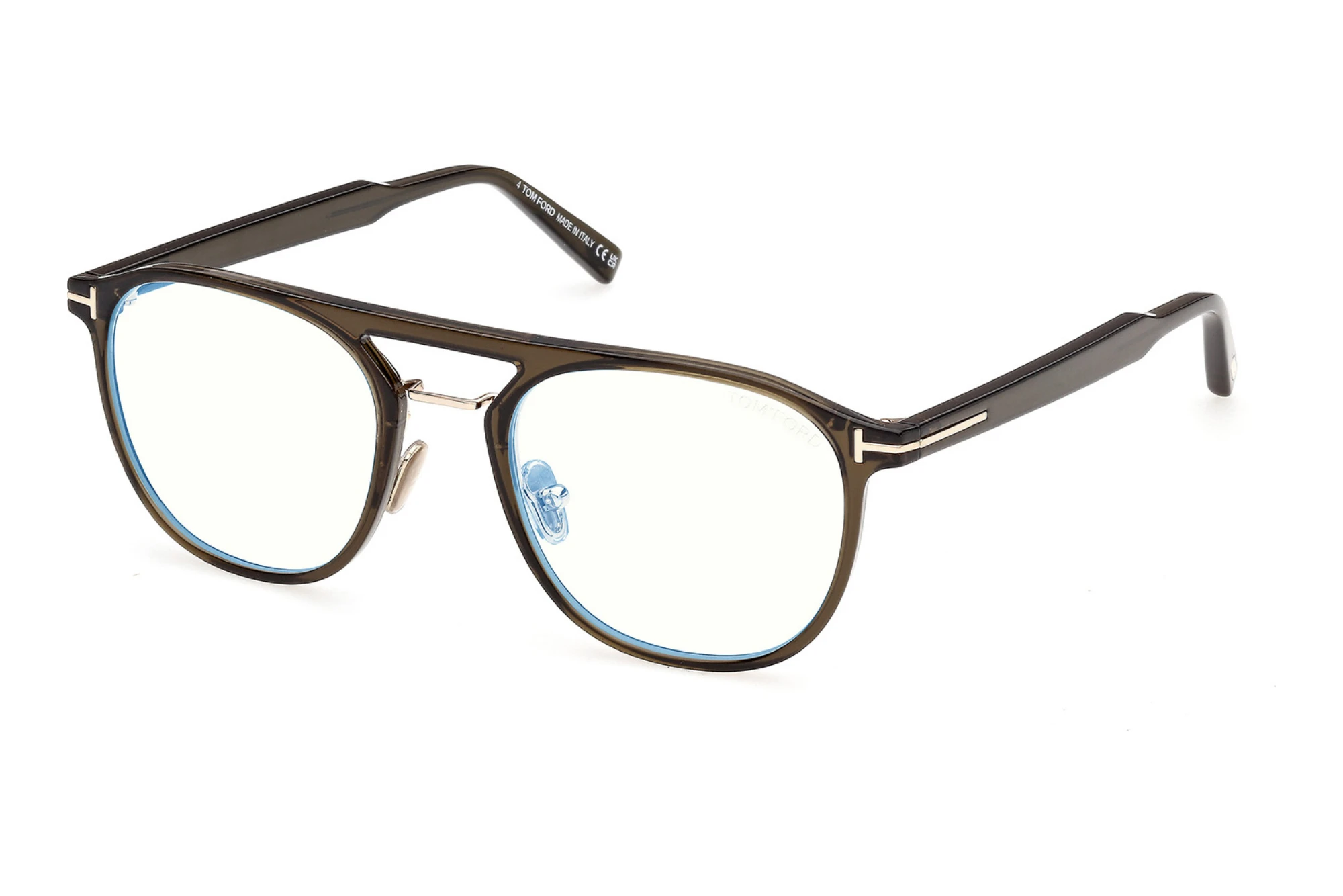 Tom Ford   FT5982-B 098 Glänzend Dunkelgrün