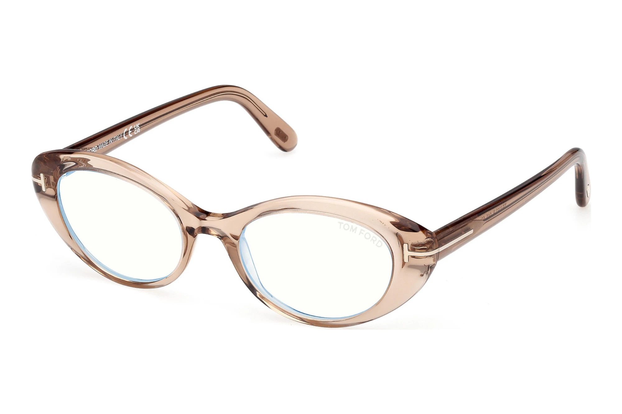 Tom Ford   FT6092-B 045 Glänzend Hellbraun
