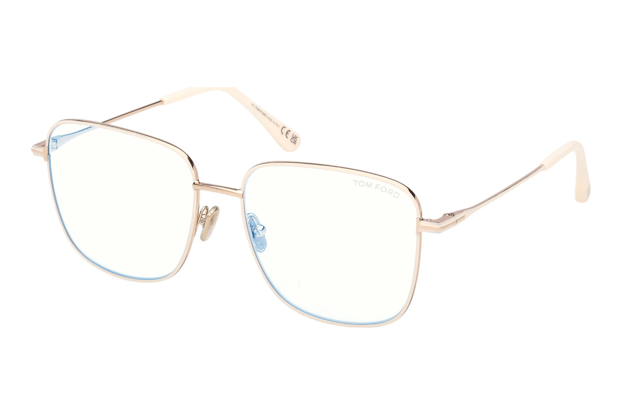 Tom Ford   FT6136-B 025 Glänzend Elfenbein