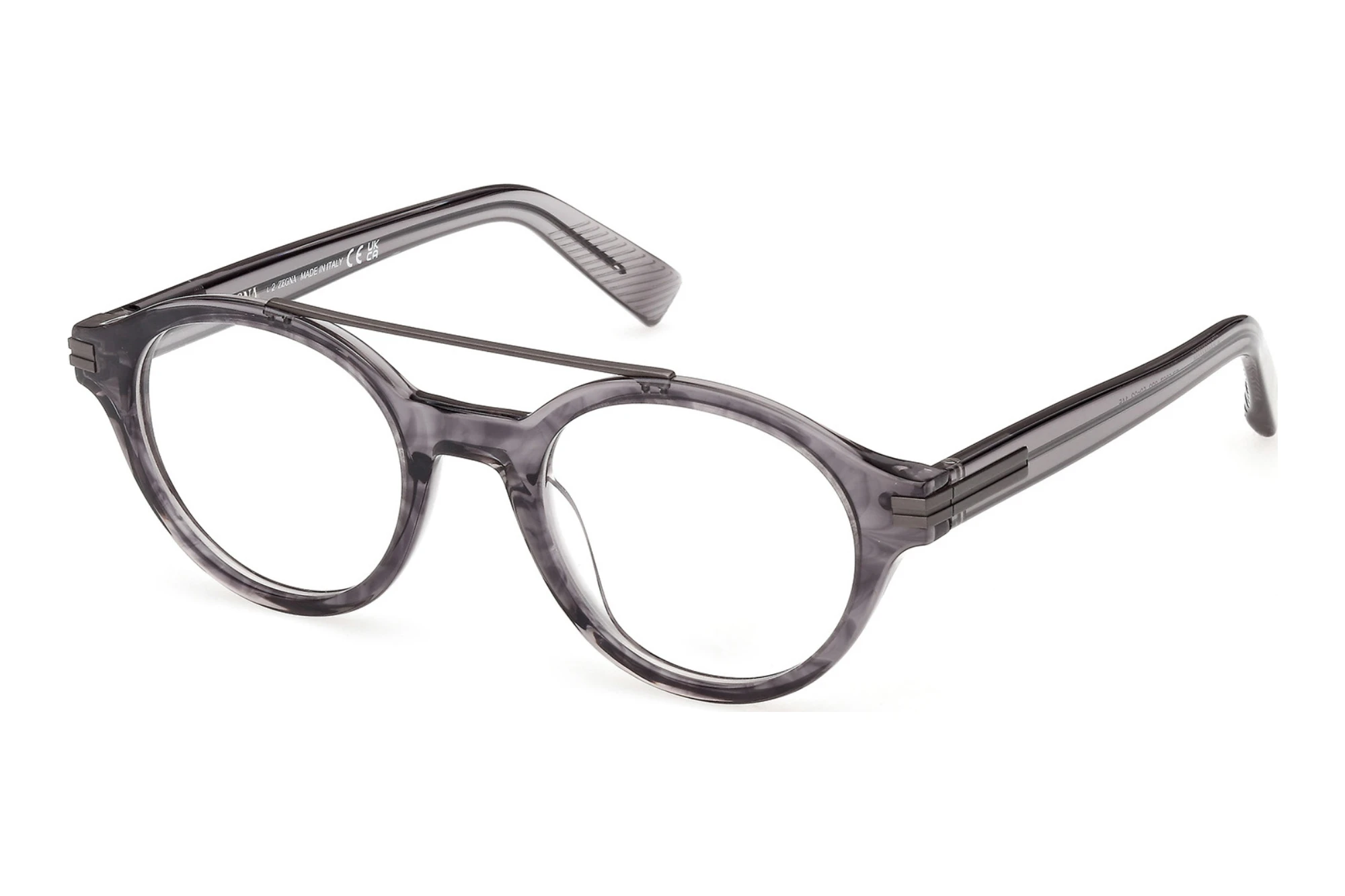 Zegna   EZ5327 020 Grau/Gestreift