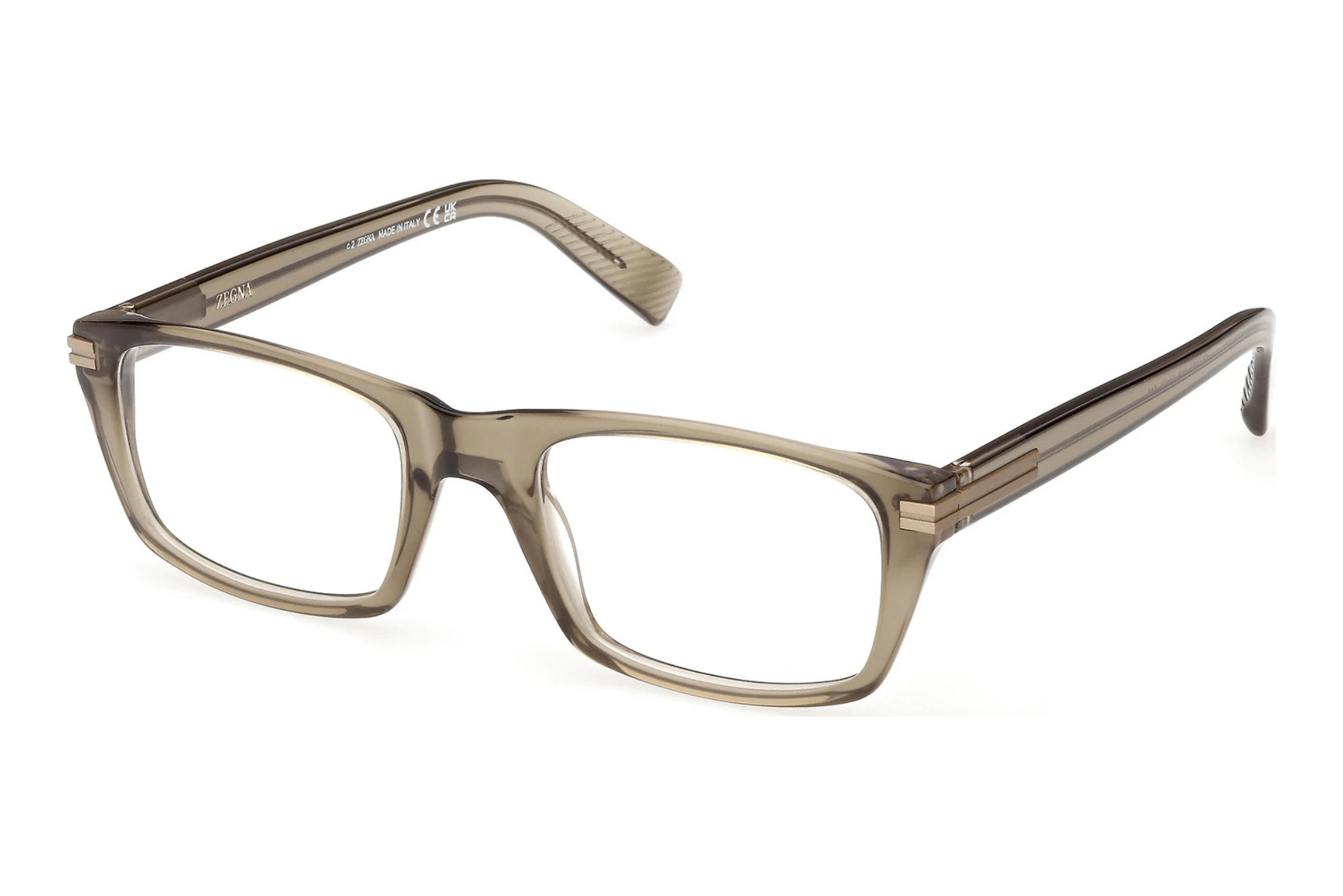 Zegna   EZ5330 048 Glänzend Dunkelbraun