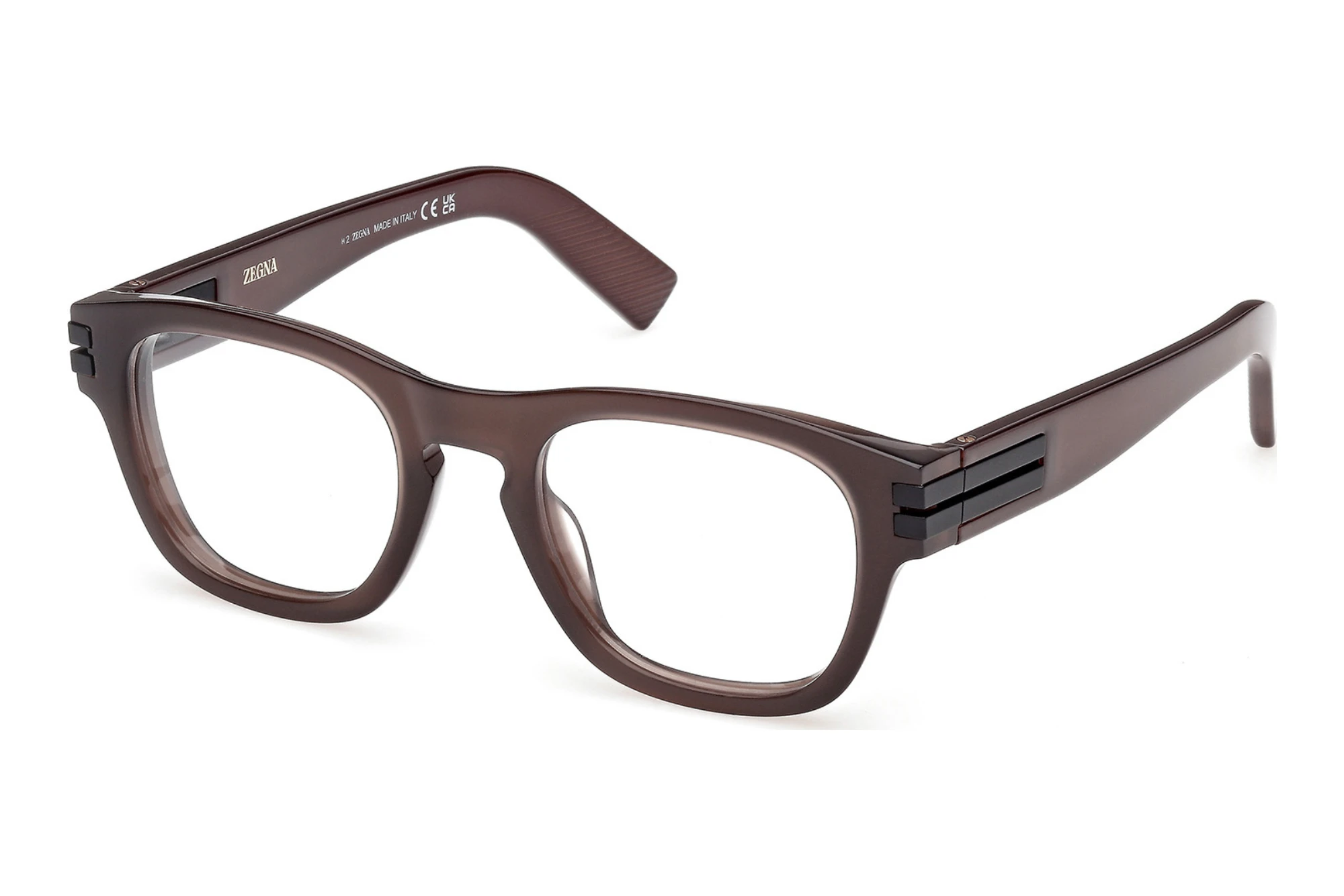 Zegna   EZ5331 048 Glänzend Dunkelbraun