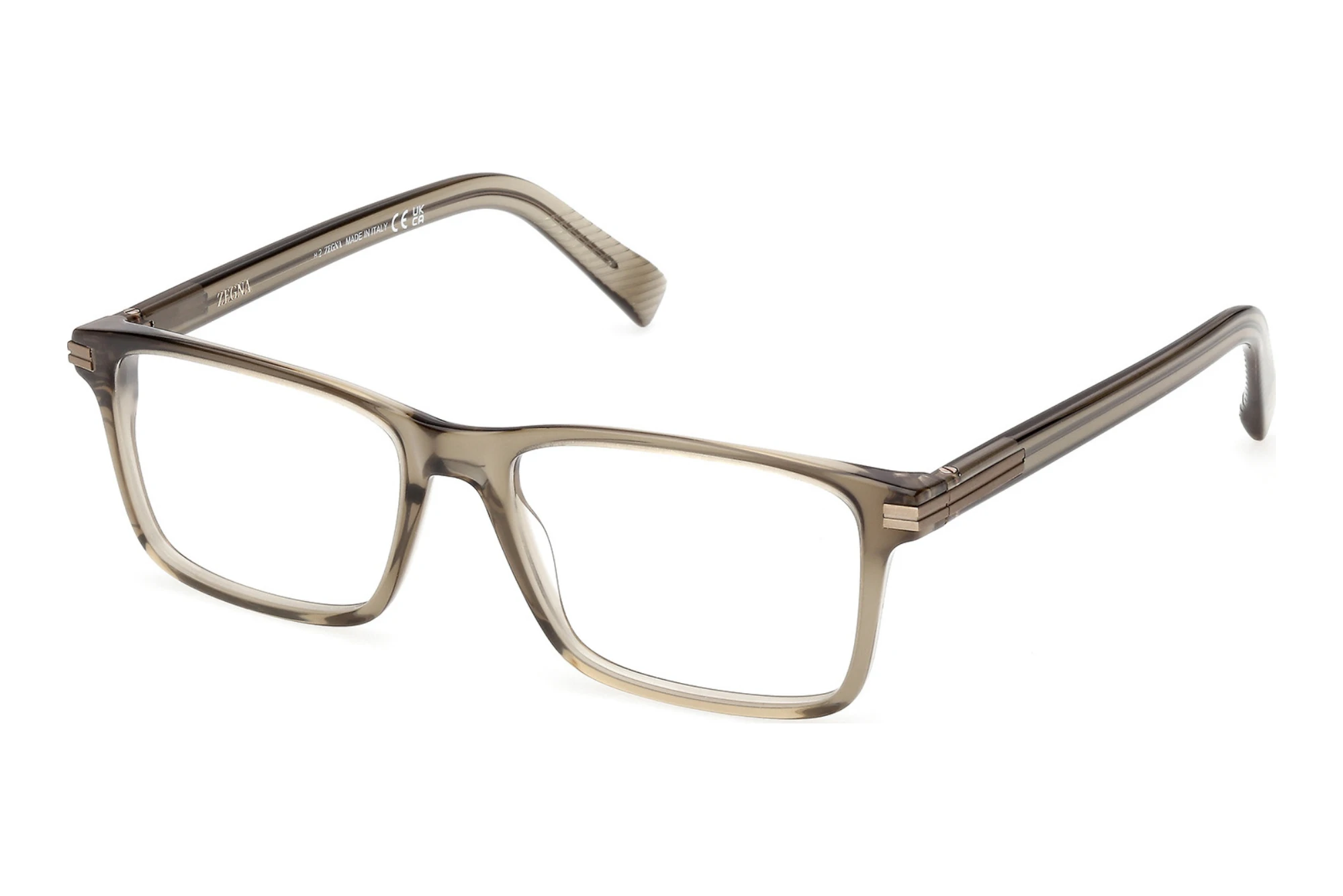 Zegna   EZ5333 048 Glänzend Dunkelbraun