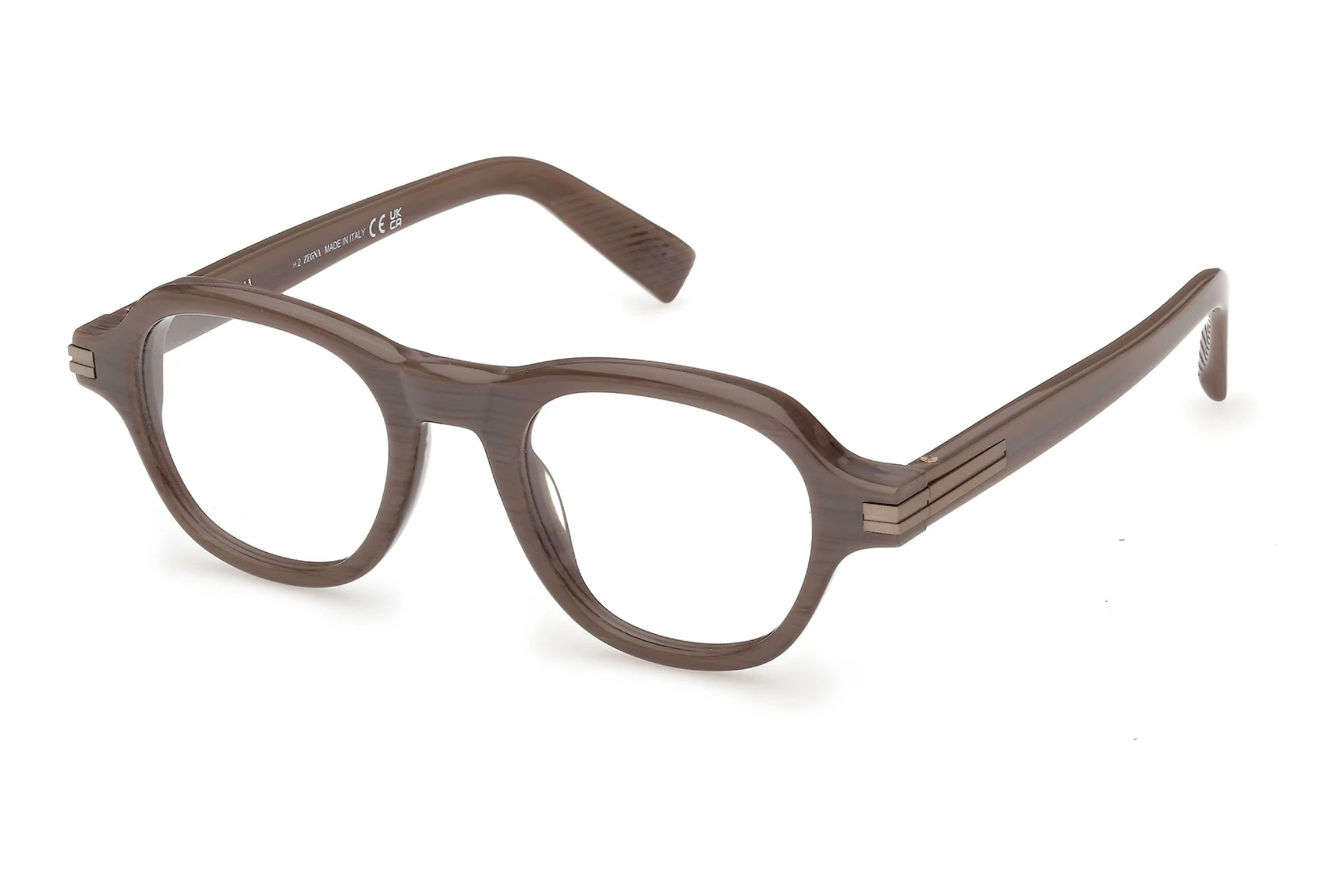 Zegna   EZ5341 059 Beige Braun/Gestreift
