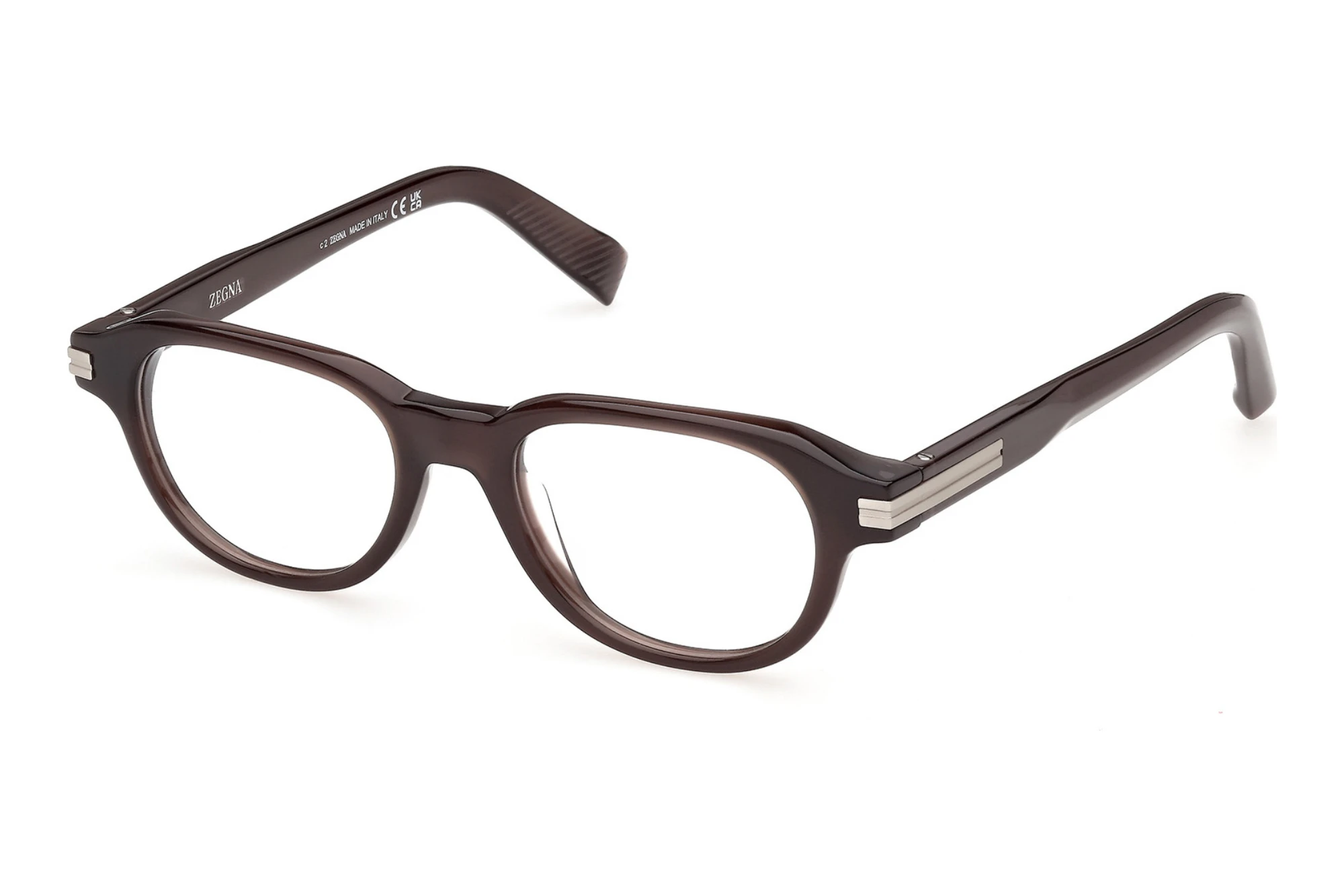 Zegna   EZ5362 048 Glänzend Dunkelbraun