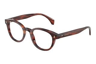 Moncler ME2020 3034 Shiny Striped Brown Havana