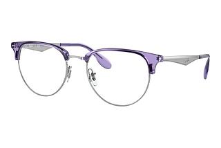 Ray-Ban RX6396 3130 Transparent Violet On Silver