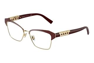 Tiffany TF1156B 6185 Burgundy On Pale Gold