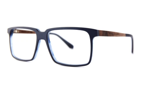 Bril Wood Fellas Next (11043 curled/blue)