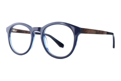 Bril Wood Fellas Drop (11071 curled/blue)