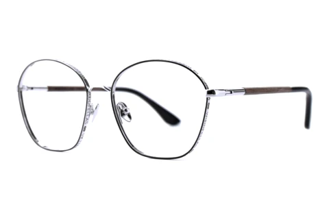 Bril Wood Fellas TWIST (11088 black oak/silver/black)