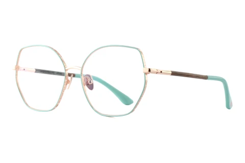 Bril Wood Fellas ATLAS (11110 curled/green/rose gold)