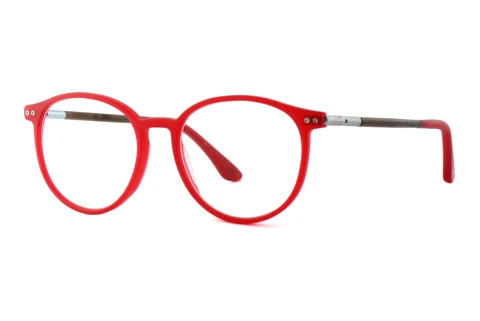 Bril Wood Fellas SPOT (11120 curled/red)