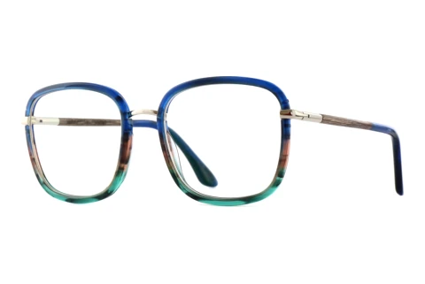 Bril Wood Fellas SERENO (11129 walnut/blue/gold)