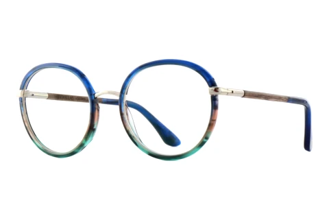 Bril Wood Fellas OSTRO (11130 walnut/blue/gold)