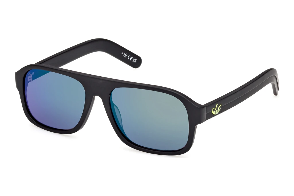 Adidas Originals   OR0141 02Q grün verspiegeltMatt Schwarz