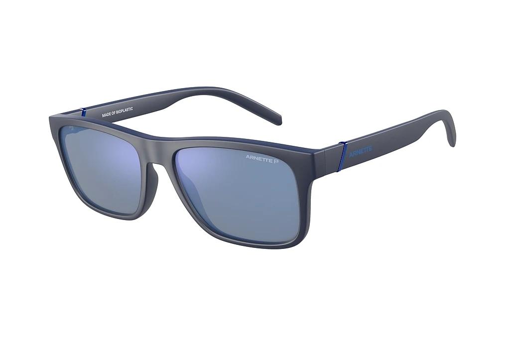 Arnette   AN4298 275922 Dark Grey Mirror Water PolarizedMatte Navy Blue