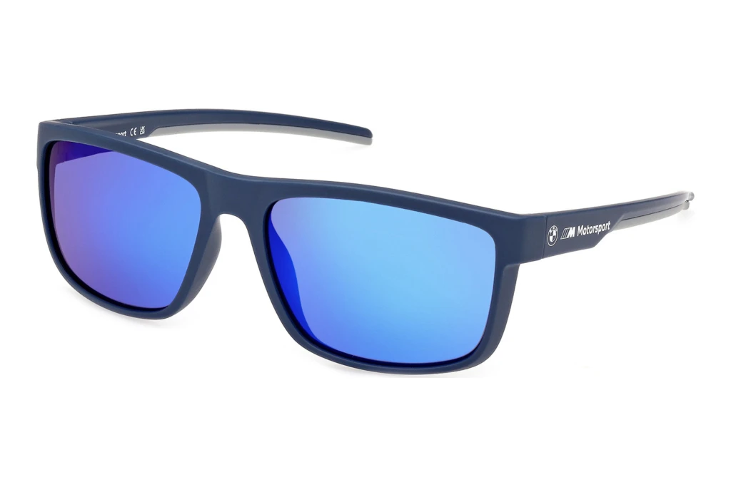 BMW Motorsport   BS0037 91X blau verspiegeltMatt Blau