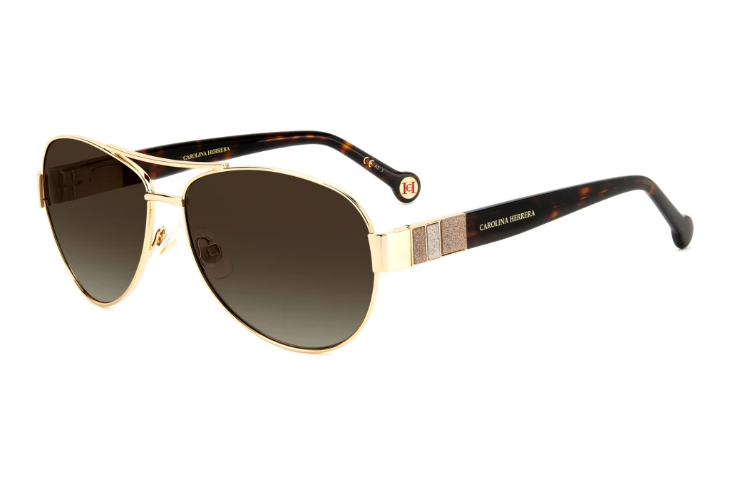 Carolina Herrera   HER 0135/S 000/HA BROWN SHADEDROSE GOLD