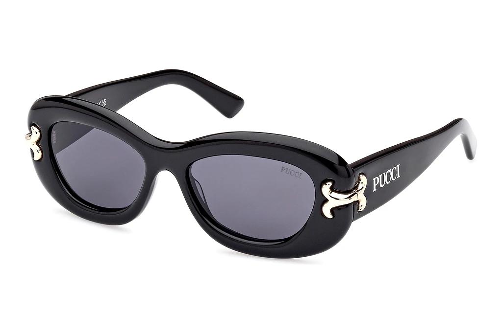 Emilio Pucci   EP0210 01A grauGlänzend Schwarz