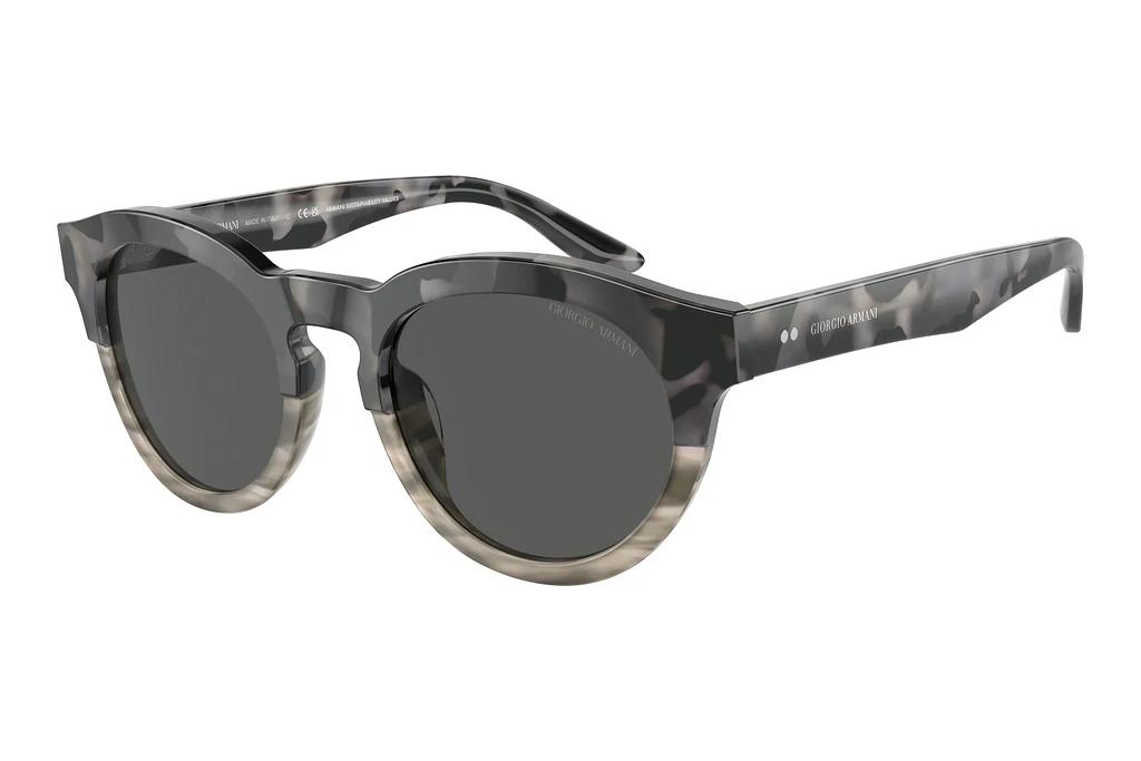 Giorgio Armani   AR8189U 600987 Dark GreyGrey Havana/Striped Grey