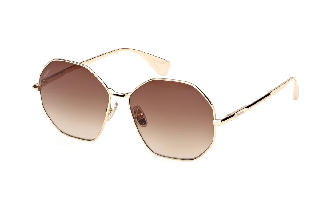 Max Mara   MM0168 32F braun verlaufendGlänzend Blassgold