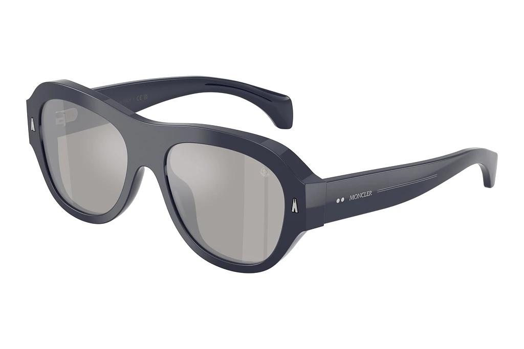 Moncler   ME6015U 30206G Mirror SilverShiny Dark Blue
