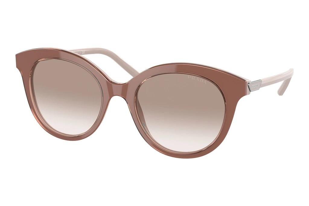 Prada   PR 02YS 01Y1L0 Clear Gradient BrownAlabaster/Crystal