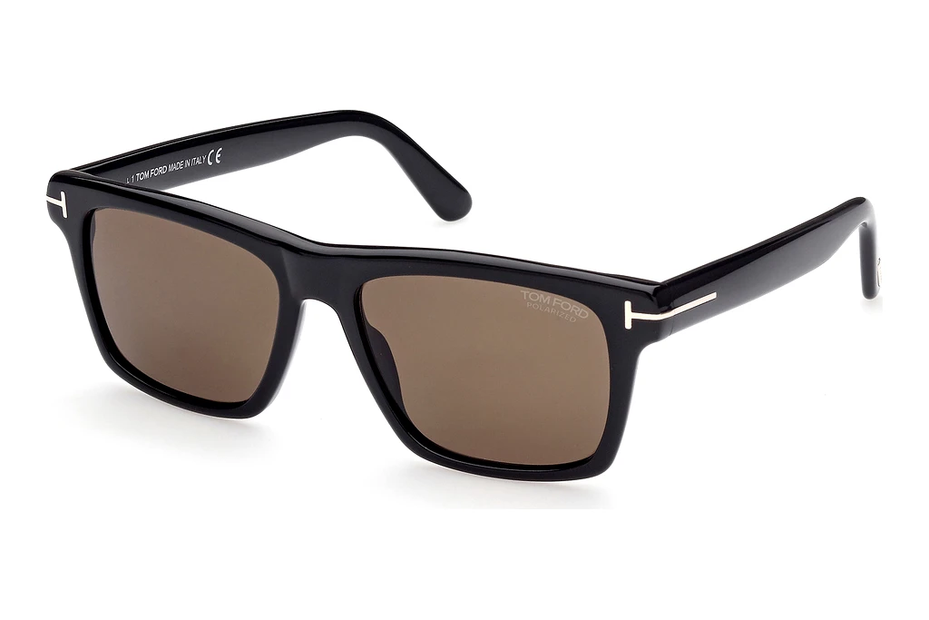 Tom Ford   FT0906 01H braun polarisierendGlänzend Schwarz