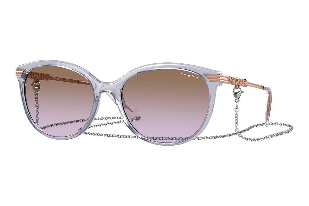 Vogue Eyewear   VO5460S 292568 Violet Gradient BrownTransparent Purple