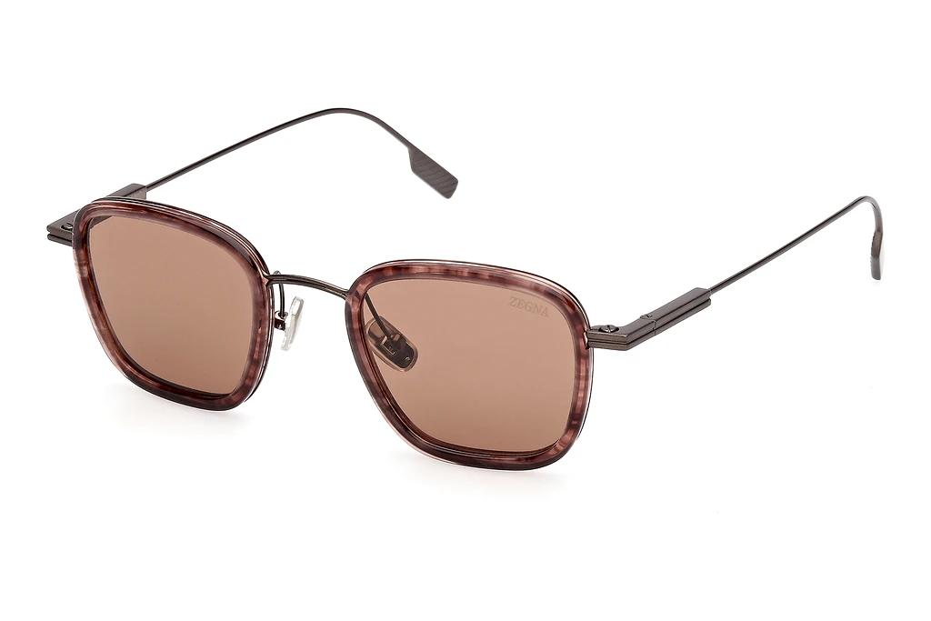 Zegna   EZ0277 71E braunBordeaux/Gestreift