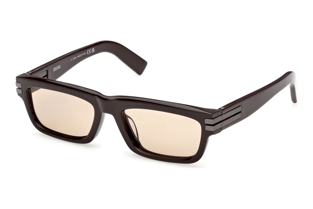Zegna   EZ0282 48E braunGlänzend Dunkelbraun