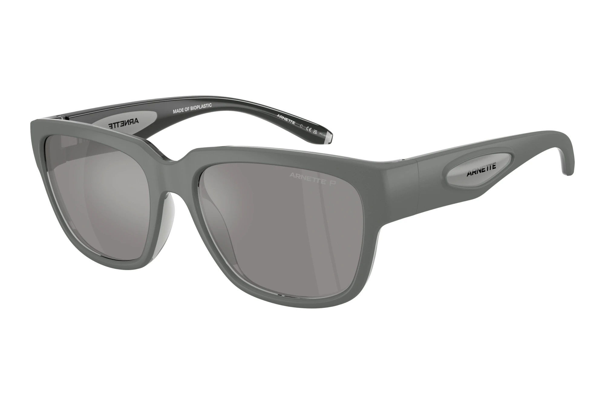 Arnette   AN4366 3009Z3 Grey Mirror Silver 80 PolarizedTransparent Dark Grey