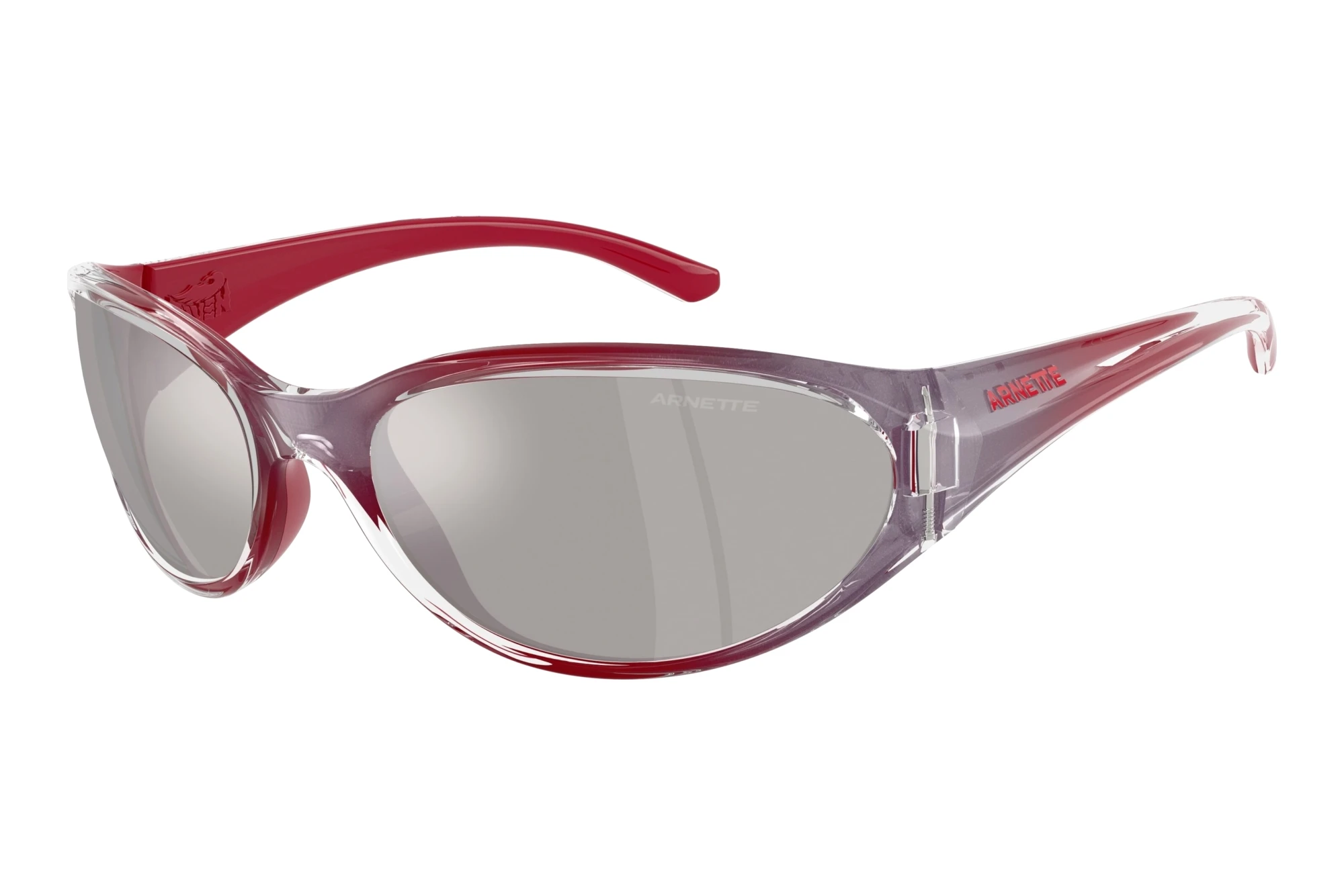 Arnette   AN4368 30376G Light Grey Mirror SilverFlashcoat Red