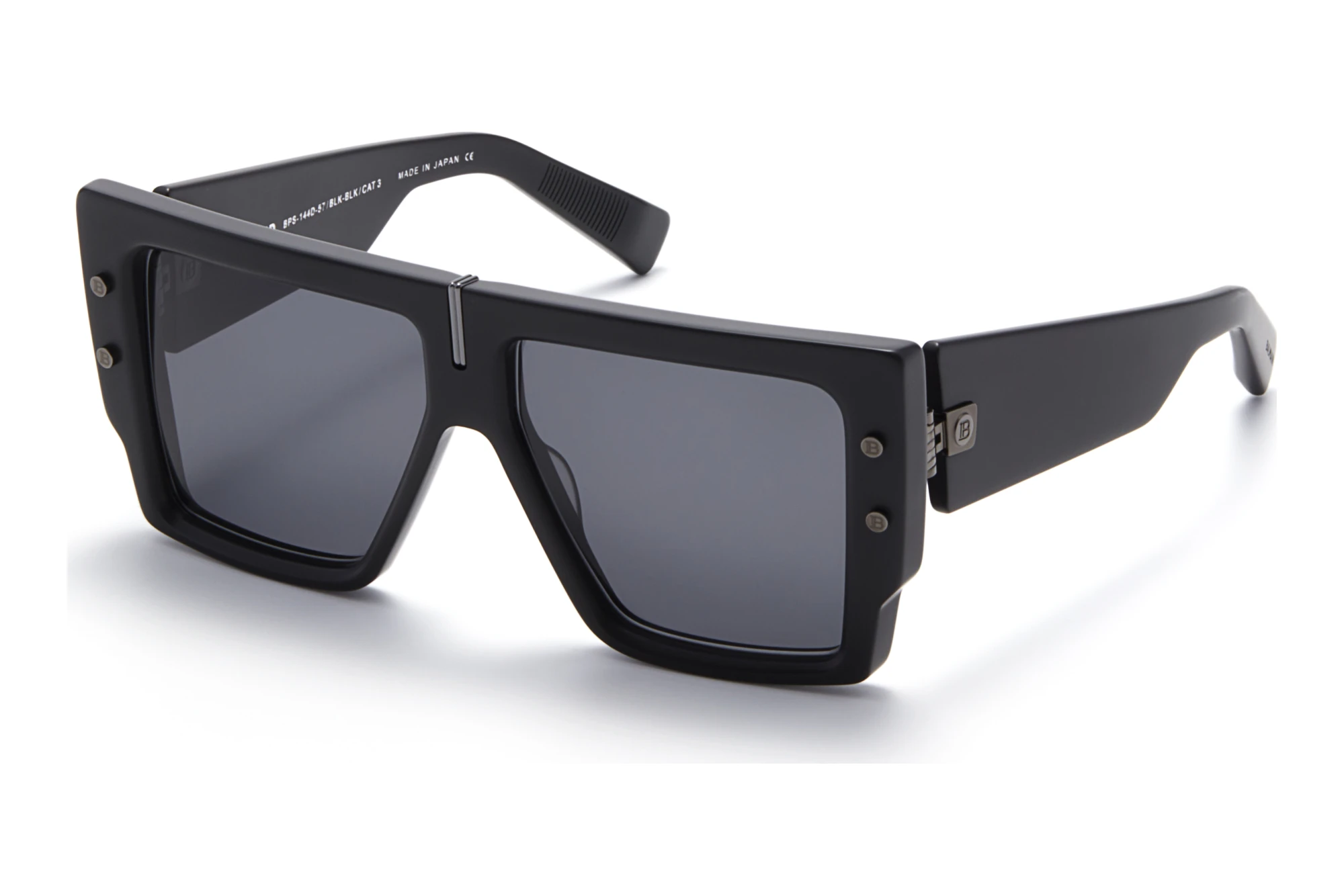 Balmain Paris   BPS-144 D Dark Grey - ARMatte Black - Black Rhodium w
