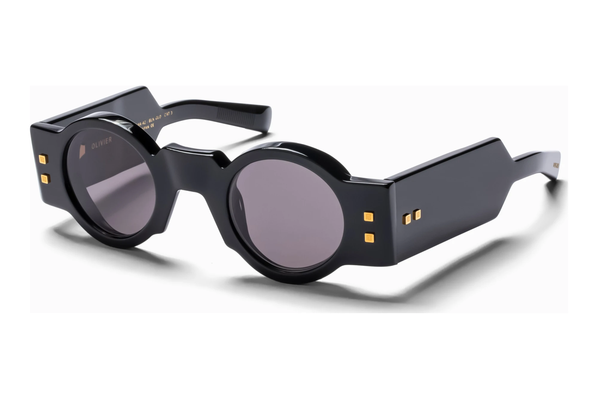 Balmain Paris   BPS-159 A Dark Grey - ARBlack - Gold w