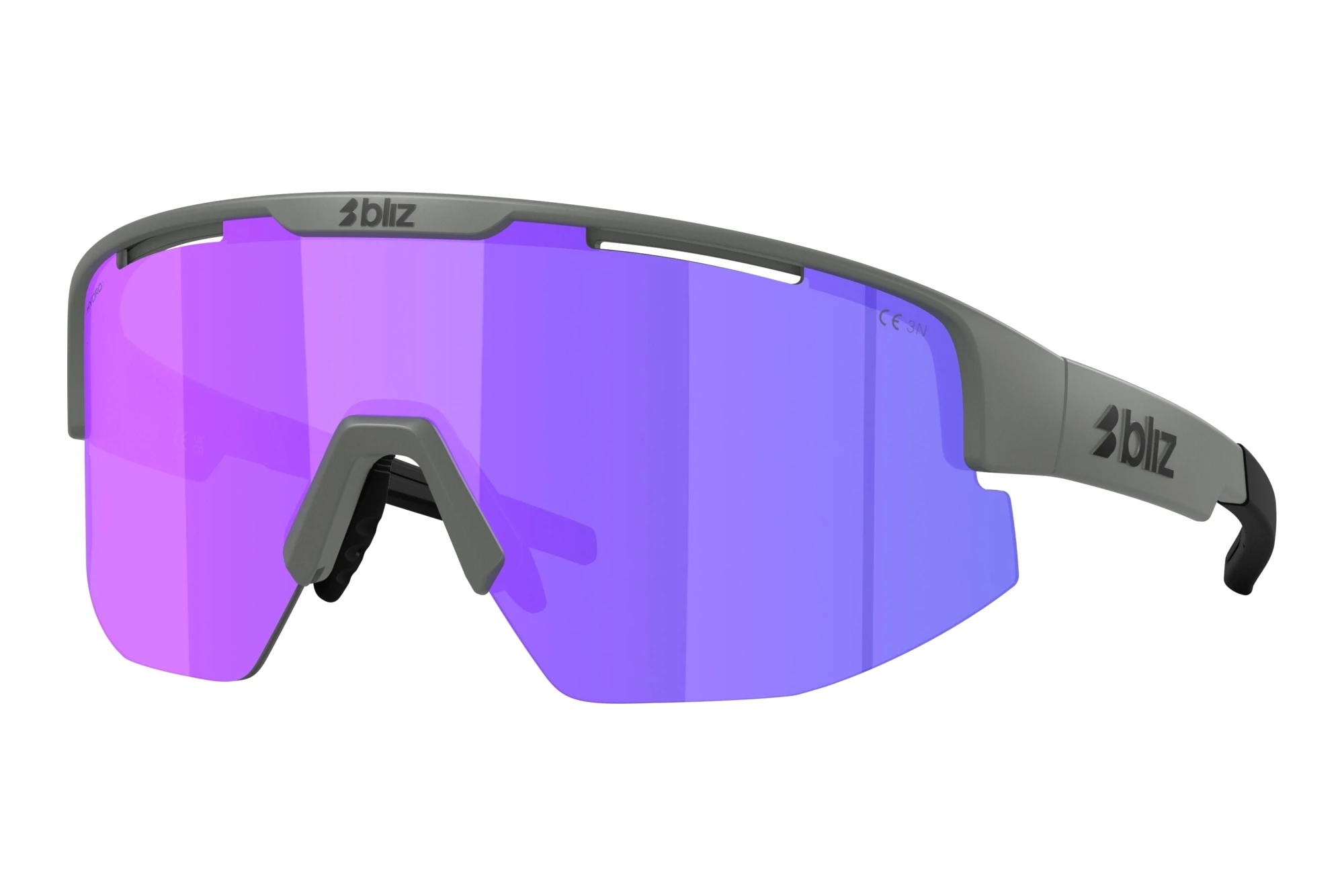 Bliz   ZB7007 700727 Smoke/Purple MulticolorMatte Grey