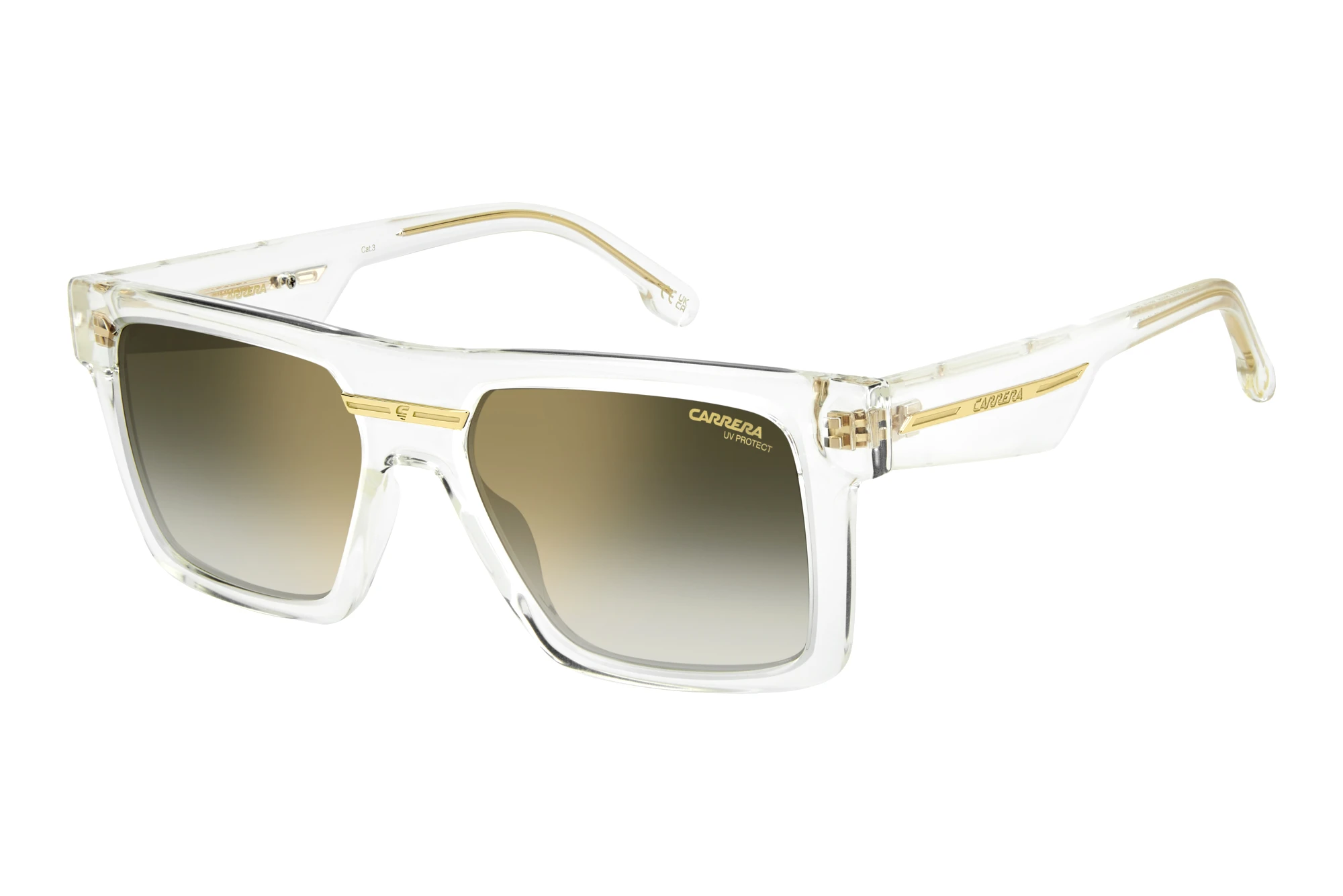 Carrera   VICTORY C 25/S 900/D6 GREEN SHADED GOLD MIRROR ANTIREFEXCRYSTAL