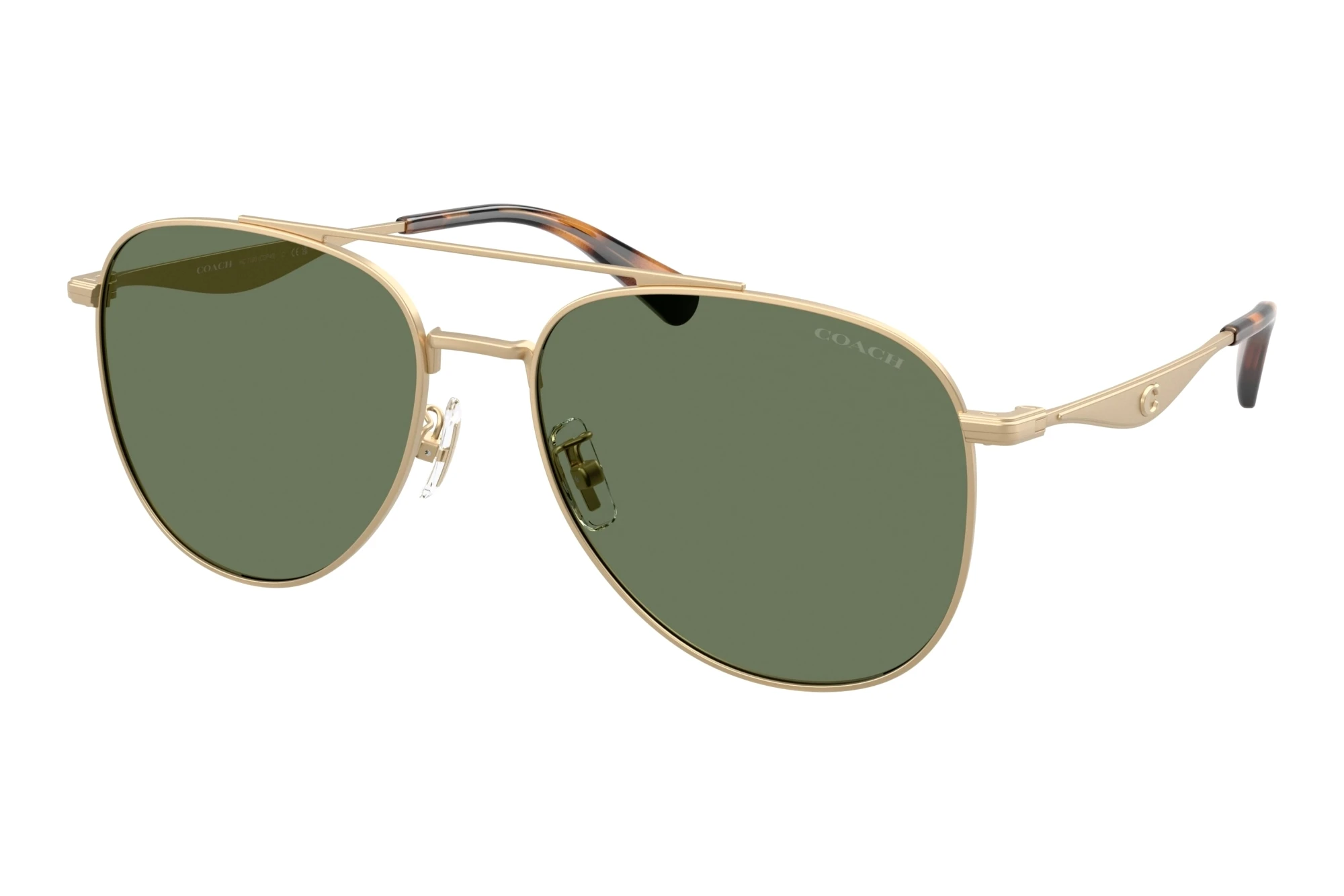 Coach   HC7190 900582 Green SolidSatin Light Gold