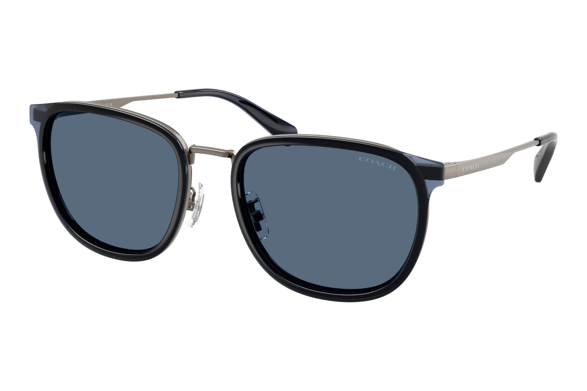 Coach   HC7195 947380 Blue SolidSatin Gunmetal/Blue