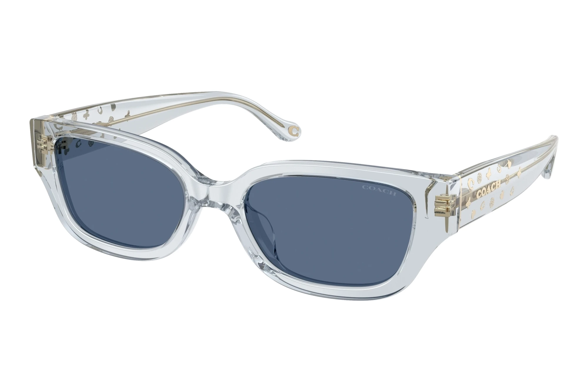 Coach   HC8439U 590480 Blue SolidTransparent Light Blue