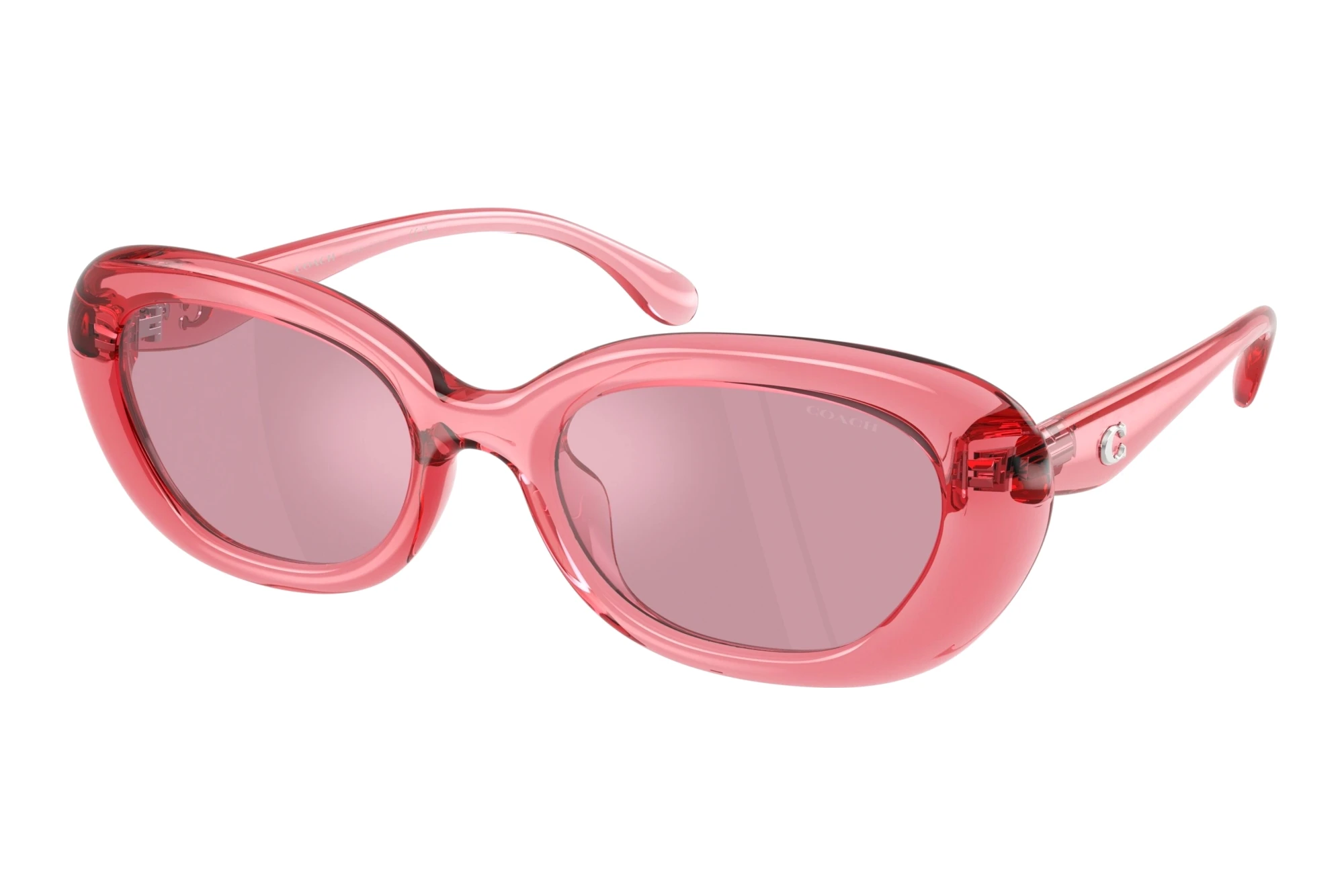 Coach   HC8448U 592830 Pink MirrorTransparent Pink